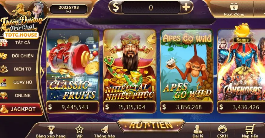 Khám phá trò chơi và tính năng mới full88 ứng dụng android